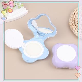 [beautifulhome] Air Cushion Foundation DIY Box Hộp phồng rỗng dễ thương Gương di động cho hộp đựng mỹ phẩm Bb Cream Hộp đựng đồ trang điểm có bọt biển và phồng [làm đẹp]