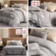Bộ vỏ chăn ga gối nhung ga chần Memminbedding Luxury không xù lông, chống tĩnh điện, giữ nhiệt tốt