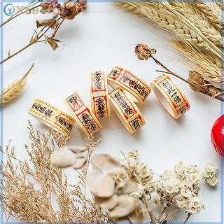 XOITU Sáng Tạo Cần Câu Rune Giấy Băng Rách Con Dấu Trang Trí Băng Cane Miếng Dán Thủ Công DIY Băng Gói Quà Vintage VN