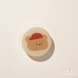 Cô Gái Nhỏ Dễ Thương Trái Cây Tươi Đào Hoạt Hình Gấu Nhỏ Ếch Thỏ Đu Đủ Nhỏ Hộp Đựng Túi Khí Tròn Lười Để Bàn Gấp Và Kính Thiên Văn Hỗ Trợ Điện Thoại Đệm Không Khí