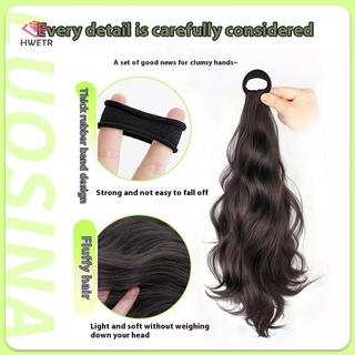 HWETR - Giả tóc đuôi ngựa tự nhiên cho nữ, thoáng mát và co giãn với dây buộc thấp, phù hợp hàng ngày