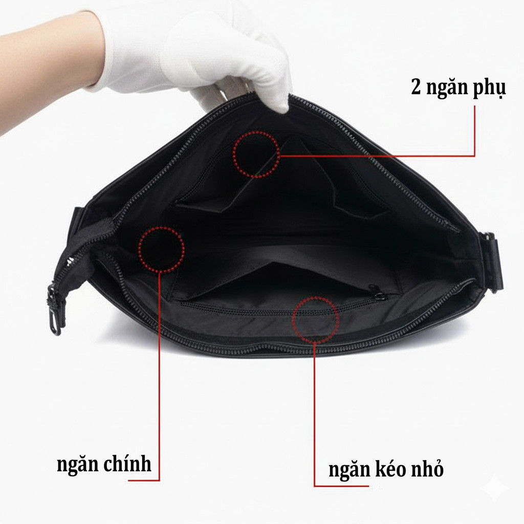 Túi đeo chéo nam nữ cá tính M.E.N SLEK đa năng [VIP]