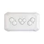 SMILE Xe Điện RC, Trắng Vàng Trẻ Em Xe Điện Điều Khiển Từ Xa, HH2511 Nhựa RC Thu RC RC RC Phụ Kiện