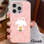 Ibumpers Kẹo Gấu Hồng Vỏ Hoạt Hình Thỏ Silicon Mềm Ốp Lưng Điện Thoại iPhone 11 12 13 14 15 16 17 Pro Max IP Plus Vỏ Chống Sốc