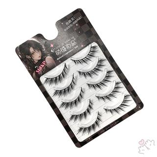 Wispy Lông Mi Giả Cosplay Wispy Manga Lông Mi Mắt Mỏng Hơn Ban Nhạc Mi Cho Nữ Và Bé Gái Trang Điểm DIY