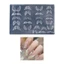KIN Nail Art Khuôn Silicon Hình Cánh Dụng Cụ Huấn Luyện Làm Móng Tay Dụng Cụ Làm Móng Tay