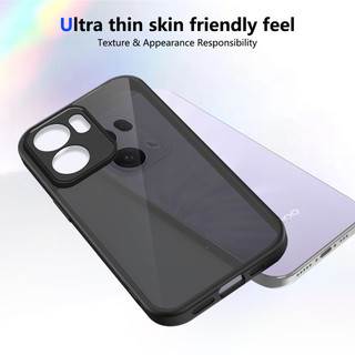 Dành Cho OPPO Reno 14F 5G Ốp điện thoại Cứng Mờ Da-Cảm Giác Mềm Khung TPU Chống Sốc Mỏng Vỏ