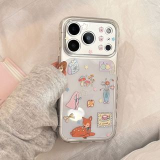 Ốp Lưng Cho IPhone 11 12 15 14 16 13 17 Pro Max XR X XS Max 8 16 7 14 Plus SE 2020 Ốp lưng điện thoại hình cáo dễ thương