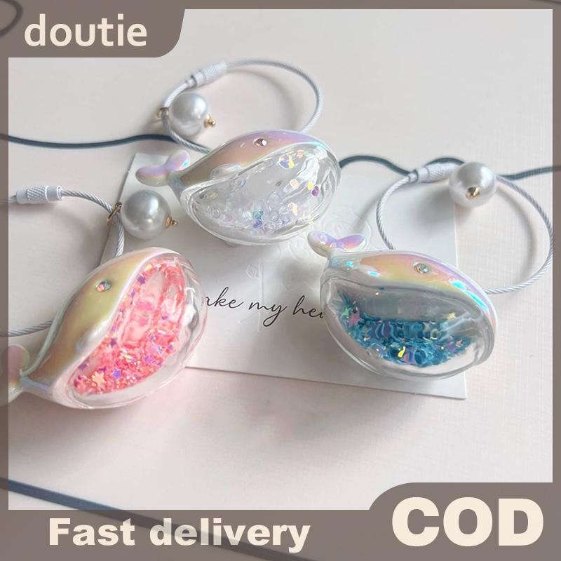 Doutie Cá Voi Dễ Thương Cá Heo Móc Khóa Động Vật Biển Búp Bê Móc Khóa Phụ Kiện Xe Hơi Dành Cho Nam Nữ Cặp Đôi Túi Trang Sức VN