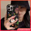 Dopamine Bowknot Star Tree Lẩu Gấu Dễ Thương Puppy Penguin Cover Tương Thích Cho IPhone 11 17 16 15 13 14 12 Pro Max Air 17 13 16 15 Pro 7 16 15 14 Plus XR XS Max Vỏ Bề Mặt Bóng