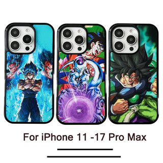 Ốp lưng hoạt hình Dragon Ball Broly Super Saiyan Frieza cho iPhone 17 16 15 14 12 11 13 Pro Max 17PM 16E
