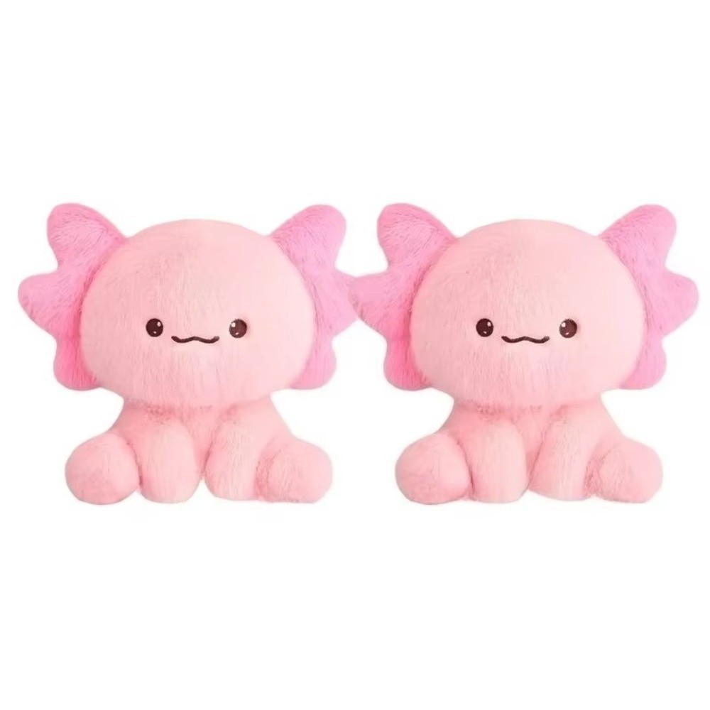 YOLOGO 1 Búp Bê Nhồi Bông, Đồ Trang Trí Kawaii Búp Bê Đồng Hành Sang Trọng Siêu Mềm, Búp Bê Axolotl Salamander Dễ Thương Trang Trí Nhà Đồ Chơi Động Vật Sang Trọng Quà Tặng Sinh Nhật