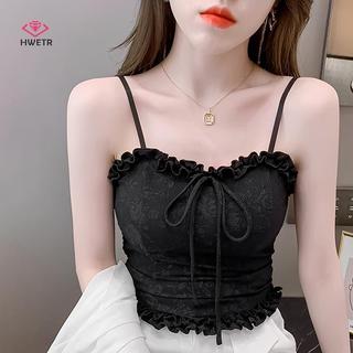Vest ren nữ cao cấp, camisole có miếng lót ngực và top đáy thời trang mới