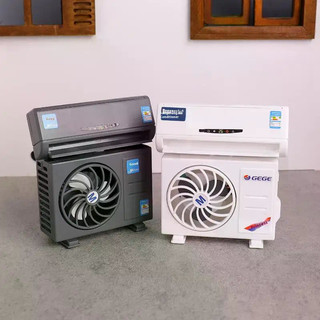 Bộ điều hòa không khí nhà búp bê thu nhỏ Nhà búp bê-Bộ trang phục nội thất DIY Trang trí tỷ lệ 1: 12 Phụ kiện nhà tiện ích