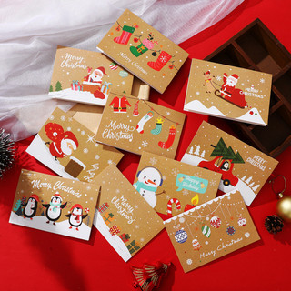 Thiệp Noel Giáng Sinh Giấy Viết Tay Chúc Mừng Merry Christmas Siêu Xinh Nhiều Mẫu Tổng Hợp Timo GQ70