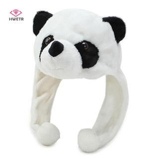 Mũ Gấu Trúc Có Pom và Dây Điều Chỉnh Cho Người Lớn và Trẻ Em - Giữ Ấm Mùa Đông