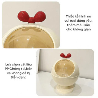 Hộp Đựng Đồ Mini Hình Cầu Đa Năng Thiết Kế Quả Cầu Xinh Xắn, Trang Trí Bàn Làm Việc Dễ Thương