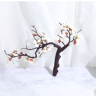 Hoa Mai Giả Decor Trang Trí Tết Cành Đào Đông Đẹp Như Thật 36cm Phụ Kiện Cắm Bình Cao Cấp Lụa Nhựa Nhiều Màu Sắc Đỏ Hồng Trắng Quà Tặng Ý Nghĩa May Mắn Tài Lộc Sang Trọng Hiện Đại Văn Phòng Khách Bàn Làm Việc