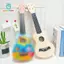 Đàn Ukulele DIY Bộ Cho Trẻ Em Bằng Gỗ Học Sinh Đàn Ukulele Đồ Chơi Sơn Nhạc Cụ 21 inch Thủ Công Xây Dựng Đồ Chơi Lắp Ráp Tay Của Riêng Bạn