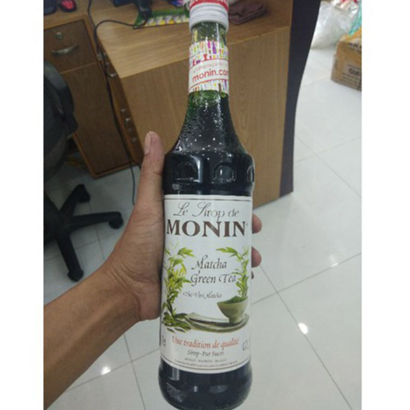 Siro Monin Trà Xanh Matcha 70cl, Nguyên Liệu Pha Chế Chuyên Nghiệp, Syrup Trà Xanh Nhập Khẩu Pháp