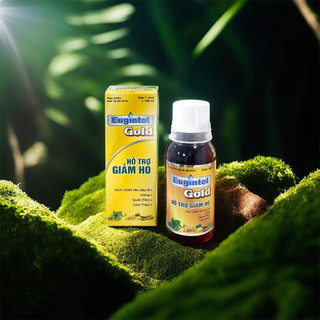 Siro Ho Thảo Dược Giúp Bổ Phế, Giảm Ho, Giảm Đau Họng, Khàn Tiếng, Eugintol Gold (Chai 100ml)
