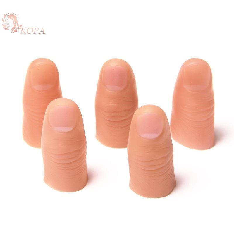 KOPA Chân giả Ngón tay giả Mô phỏng Cots Cắt đứt Prostheses Găng tay silicon biến mất để chơi Đạo cụ xảo quyệt Prank VN