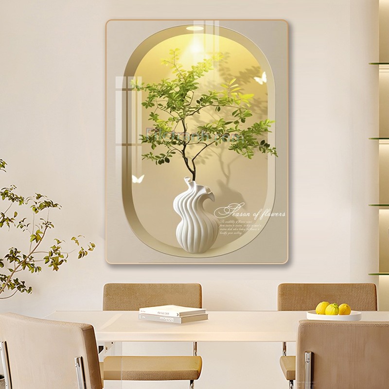 Tranh Treo Decor "Thiên Nhiên Cây Cảnh" Tranh Decor - Tranh Treo Phòng khách, Tranh Treo phòng ngủ, Tranh tráng gương