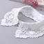 Cổ giả SAIA, Cổ áo giả hoa ren trắng đen, Phụ kiện váy cưới có thể tháo rời