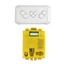 SMILE Xe Điện RC, Trắng Vàng Trẻ Em Xe Điện Điều Khiển Từ Xa, HH2511 Nhựa RC Thu RC RC RC Phụ Kiện