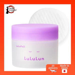 LuLuLuN LuLuPaD Wipe-off Toner Pads, 50 sheets, Moisturizing, Wipe-off Skin Care Pads- Direct from Japan