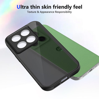 Dành Cho Motorola Moto Edge 60 / 60s / 60 Fusion 5G Ốp điện thoại Cứng Mờ Da-Cảm Giác Mềm Khung TPU Chống Sốc Mỏng