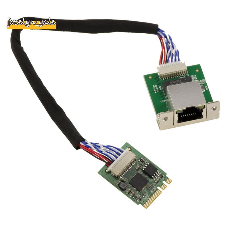 INFORMATIQUE M2 M.2 NGFF E A Key 2.5 Gigabit RJ45 LAN Ethernet 10 100 1000 1G 2.5G. với Chipset I226 SRKTV