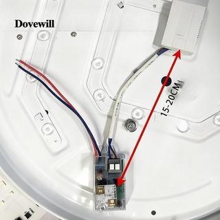 Công tắc chuyển động phát hiện sự hiện diện của con người 100W đa chức năng, không có thiết bị đầu cuối dây AC chuyên nghiệp 40-265V Công tắc bật / tắt tự động