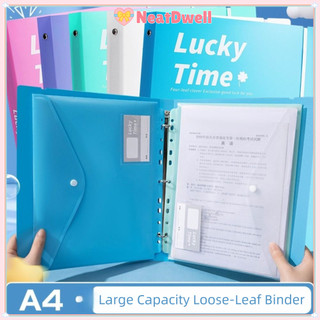 Thư mục tập tin NEATDWELL A4, Thư mục dữ liệu dung lượng lớn chống bụi, Thư mục kết dính 3 lỗ PP chống nước Lưu trữ tài liệu