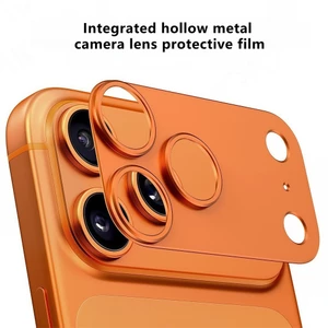 Phim ống kính kim loại rỗng tích hợp chất lượng cao có lỗ thủng cho iPhone 17 Pro Max Phim bảo vệ màn hình ống kính cho ống kính máy khoan flash