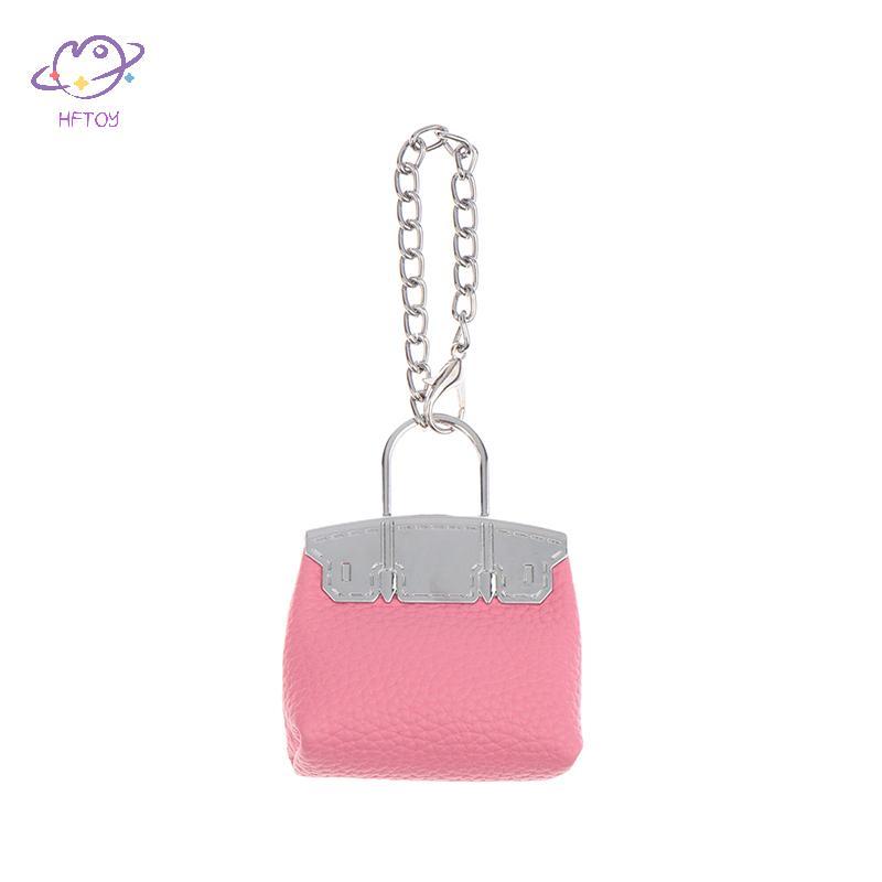 HFTOY Thời Trang Túi Nhỏ Móc Khóa Đơn Giản Móc Khóa Túi Nữ Quyến Rũ Túi Xách Mặt Dây Chuyền DIY Phụ Kiện Cô Gái Quà Tặng ~