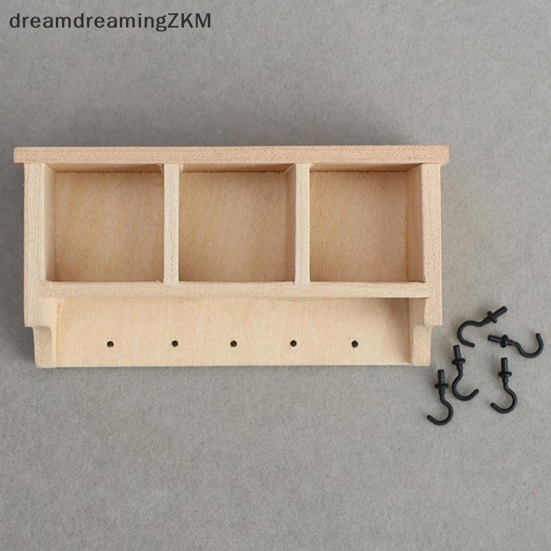 [dreamdreaming] 1 / 12 Nhà Búp Bê Mô Phỏng Giá Treo Tường Mô Hình Nhà Búp Bê Đồ Nội Thất Sống Trang Trí Búp Bê Phụ Kiện Nhà [zkm]