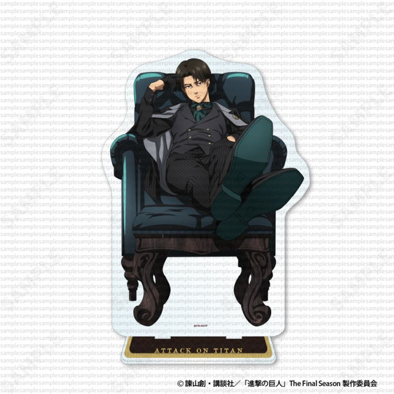 Attack on Titan Digned Acrylic Stand Hange Levi Jean Eren Anime Mô Hình Tượng Bộ Sưu Tập Quà Tặng