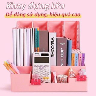 Kệ Đựng Tài Liệu Để Bàn 3 Ngăn – Kệ Văn Phòng Đựng Hồ Sơ A4, Đựng Sách Vở Học Sinh Gọn Gàng, Ngăn Nắp