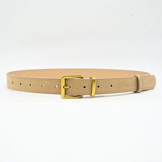 Thắt lưng nữ NCE da lộn, khóa chốt - Thiết kế thời trang cho quần jean