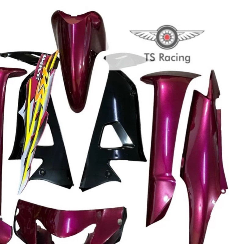 Dàn áo wave rs hồng sen - tặng team 3 lớp