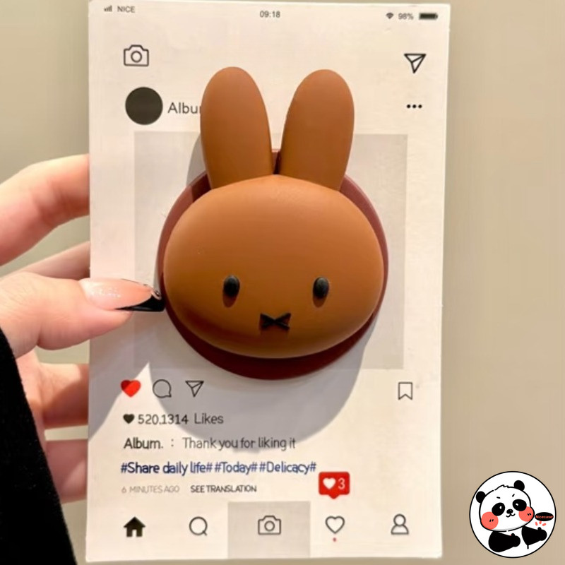 Silicone Từ Giá Đỡ Điện Thoại Để Bàn Lười Dễ Thương Hoạt Hình Cô Gái Mèo Kitty Ngộ nghĩnh ins Phong Cách Vỏ Giá Đỡ Bao Đứng