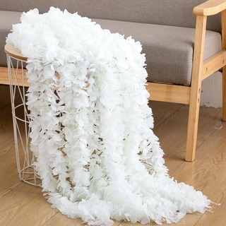[BÁN] 100cm Nhân Tạo Hydrangea Hoa Nho Lụa Wisteria Vòng Hoa Treo Mây Giả Dây Cây Cưới Vòm Tường Trần Nhà Trang Trí Nền Tiệc Đạo Cụ Ảnh