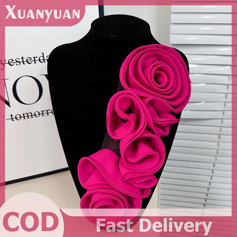 XUAN 3D Hoa Trang Trí Handmade Hoa Miếng Dán DIY Ngực Hoa May Đính Cho Váy Cưới Phụ Kiện VN