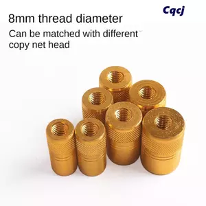 Bộ chuyển đổi đầu vít 5 bộ 10 size cho cần câu pod, phù hợp từ nam đến nữ, làm bằng hợp kim nhôm
