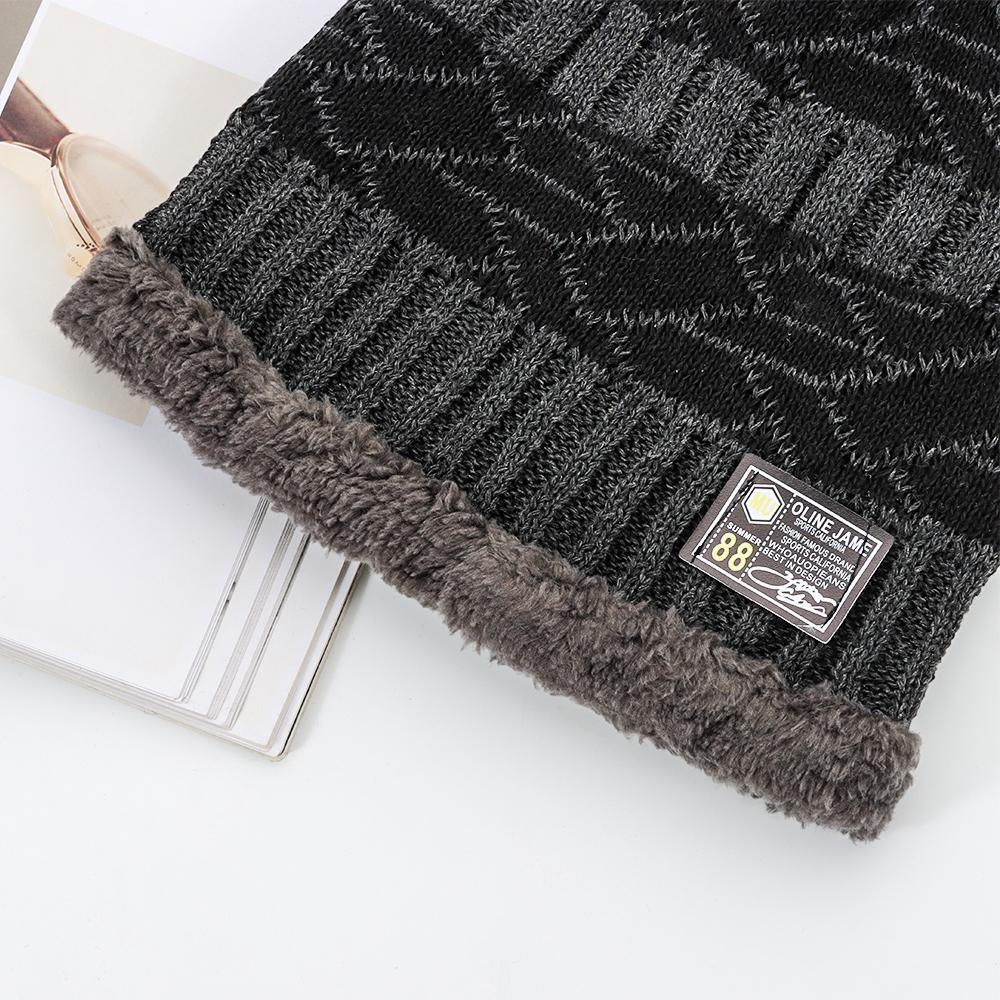 Mũ Beanie Dệt Kim Dày Lớp Lông Cừu - Ấm Áp Cho Thu Đông GETVOW