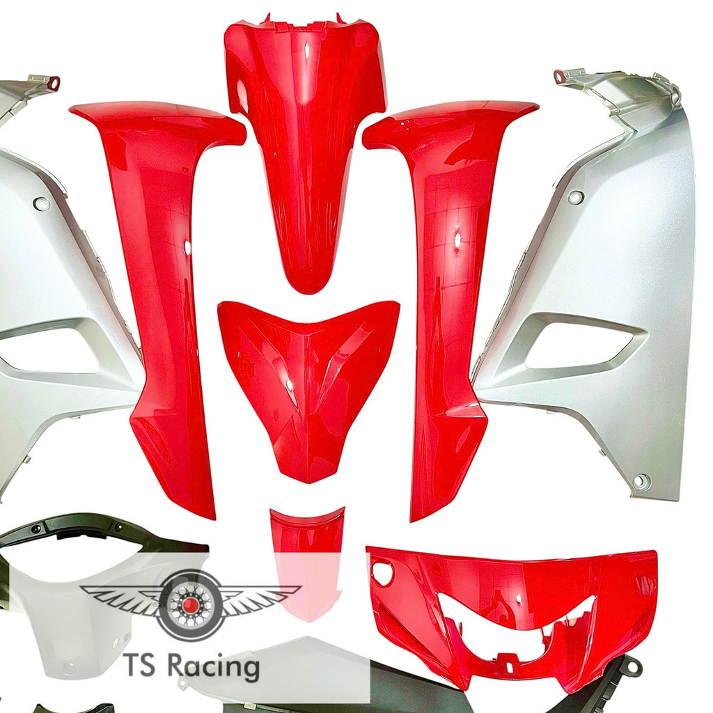 Dàn áo wave a 110 (2017-2025) đỏ tươi - tặng team 3 lớp