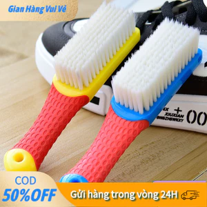 【24H】Bàn chải giặt giày lông mềm chống trầy xước, đầu cọ thiết kế cong ôm sát bề mặt, làm sạch hiệu quả mà an toàn