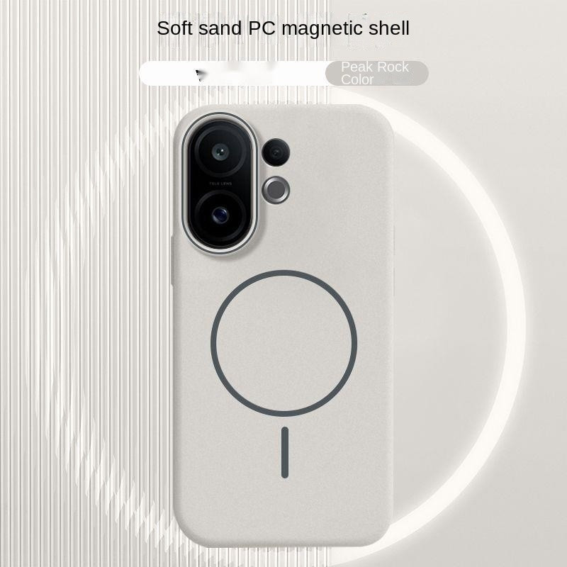 Ốp Lưng Cho VIVO X200 FE Từ Tính Sang Trọng Mờ Cứng Giáp Chống Sốc PC Dành Cho Vivo X200Fe S30 Pro Mini Shell Ốp Lưng