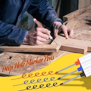 3 / 6 / 9 Bút đánh dấu mở rộng đầu dài 20mm - Bút đánh dấu lỗ sâu chống thấm nước gốc dầu